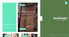 Desktop Screenshot of notimujer.com
