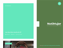 Tablet Screenshot of notimujer.com